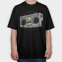 80's Radio, Tricou Oversize Barbati (Unisex)