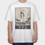 Samurai Drummer, Tricou Oversize Barbati (Unisex)