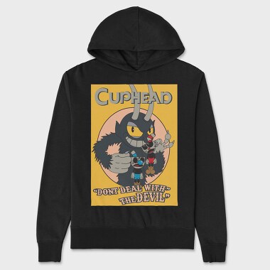 Cuphead 8, Hanorac Oversize Barbati (Unisex)