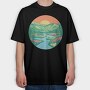 Sunrise Painting, Tricou Oversize Barbati (Unisex)