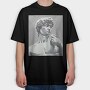 David Statue, Tricou Oversize Barbati (Unisex)