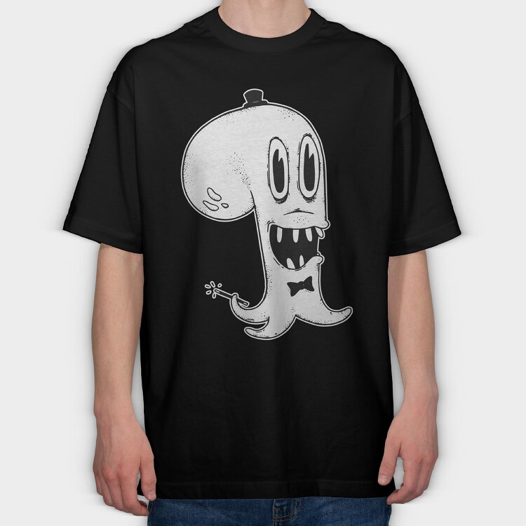Octopus Magician, Tricou Oversize Barbati (Unisex)