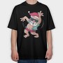 Santa Dancing, Tricou Oversize Barbati (Unisex)