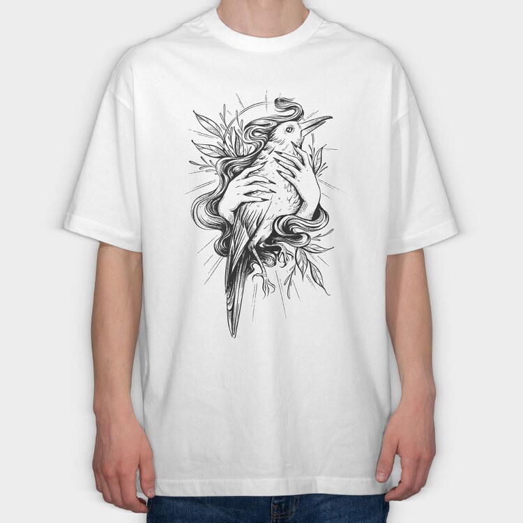 Dark 02, Tricou Oversize Barbati (Unisex)