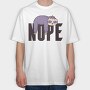 Nope, Tricou Oversize Barbati (Unisex)