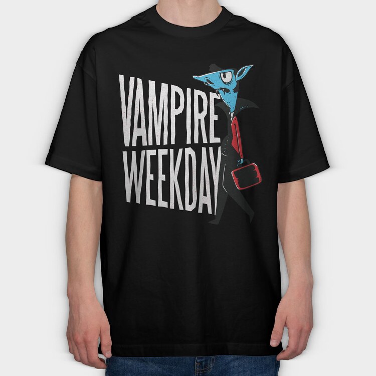 Vampire Weekday, Tricou Oversize Barbati (Unisex)