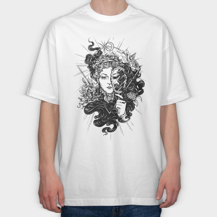 Dark 10, Tricou Oversize Barbati (Unisex)