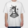 Emo Unicorn, Tricou Oversize Barbati (Unisex)