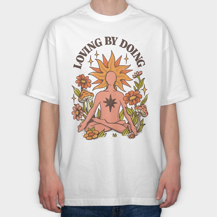 Paz Mental Vintage 05, Tricou Oversize Barbati (Unisex)