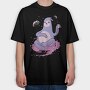 Space Sloth, Tricou Oversize Barbati (Unisex)
