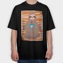 Sloth Coffee, Tricou Oversize Barbati (Unisex)