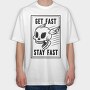 Fast Skull, Tricou Oversize Barbati (Unisex)