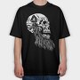 Viking Skull, Tricou Oversize Barbati (Unisex)