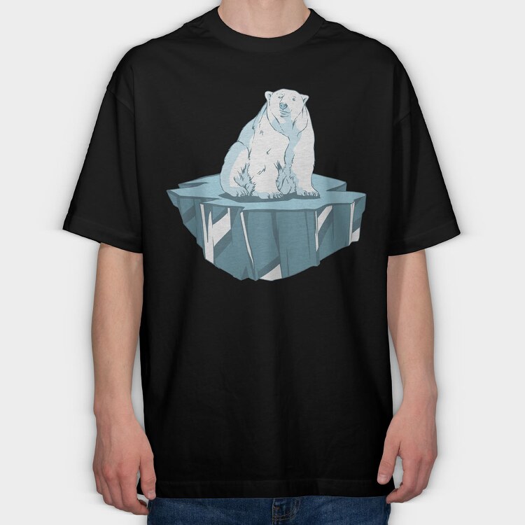 Polar Bear, Tricou Oversize Barbati (Unisex)