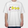 Worm Chicks, Tricou Oversize Barbati (Unisex)