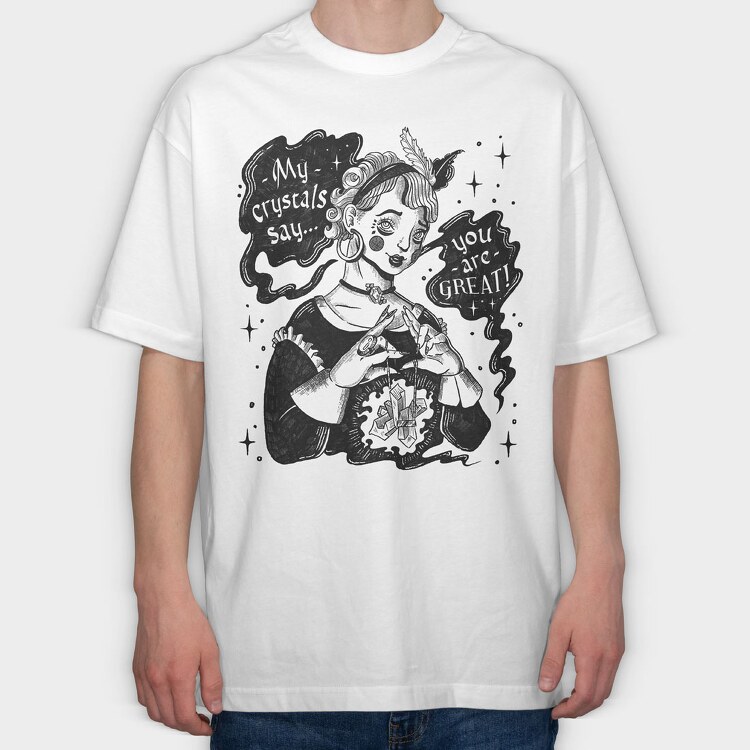 Witch 06, Tricou Oversize Barbati (Unisex)