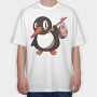 Penguin, Tricou Oversize Barbati (Unisex)