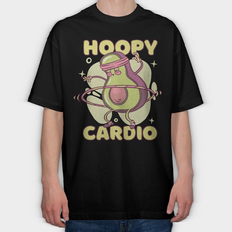 Avocado Hoolahoop, Tricou Oversize Barbati (Unisex)