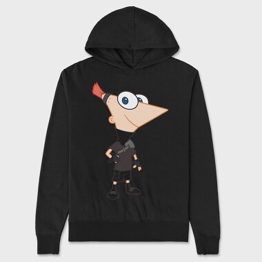 Phineas and Ferb 12, Hanorac Oversize Barbati (Unisex)