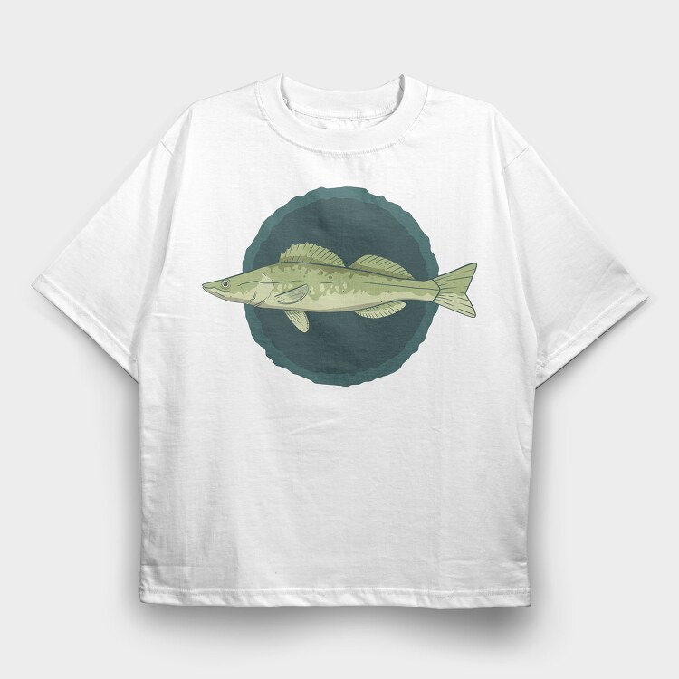 Fish, Tricou Oversize Barbati (Unisex)