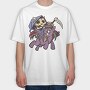 Apocalypse Cat, Tricou Oversize Barbati (Unisex)