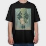 Alien Humans, Tricou Oversize Barbati (Unisex)