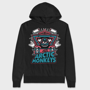 Arctic Monkeys Eye Drop, Hanorac Oversize Barbati (Unisex)
