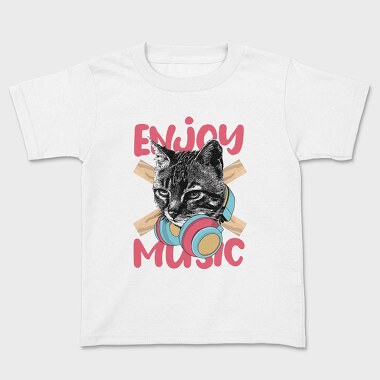 Cat Music Vibes, Tricou Copii