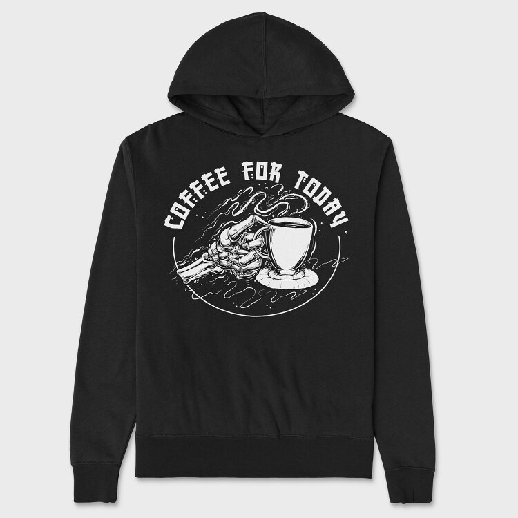 Coffee For Today, Hanorac Oversize Barbati (Unisex)