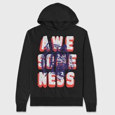 Awesome Beast Vibes, Hanorac Oversize Barbati (Unisex)