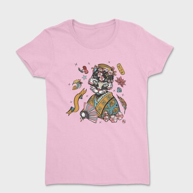 Cat Cherry Blossom, Tricou Femei