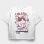 Catfish Love Happiness, Tricou Oversize Barbati (Unisex)