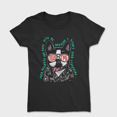 Doggy Cool Biker, Tricou Femei