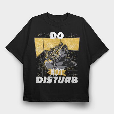 Do Not Disturb, Tricou Oversize Barbati (Unisex)