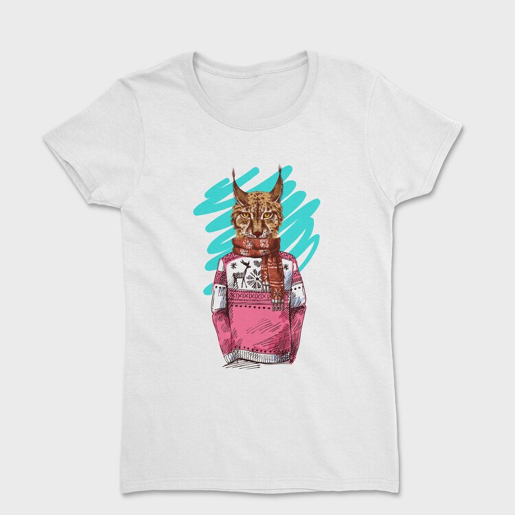 Lynx Sweater Scarf, Tricou Femei