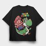 Mario Mushroom Quest, Tricou Oversize Barbati (Unisex)
