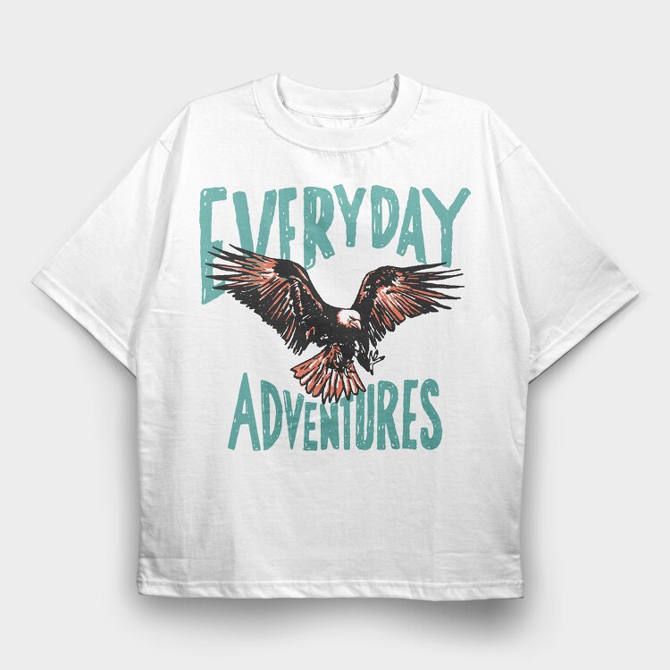 Everyday Adventures, Tricou Oversize Barbati (Unisex)