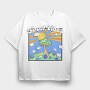 Good Vibes Mushroom, Tricou Oversize Barbati (Unisex)