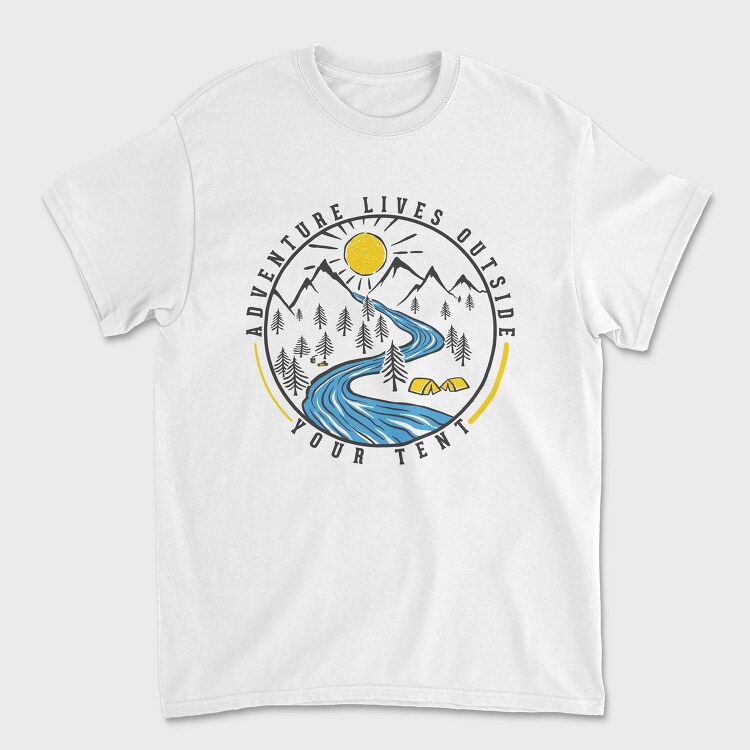 River Camp Adventure, Tricou Barbati (Unisex)
