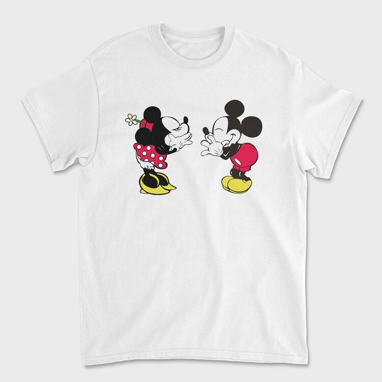 Mickey Minnie Love Affair, Tricou Barbati (Unisex)