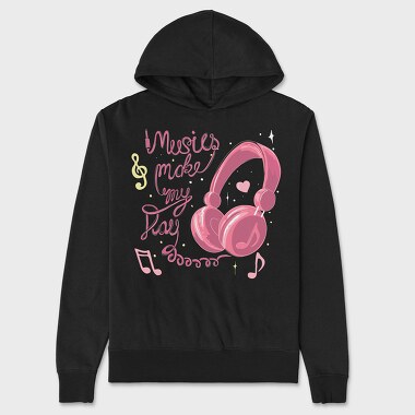 Music Maker Vibes, Hanorac Oversize Barbati (Unisex)