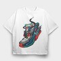 Nike Snake Sneaker, Tricou Oversize Barbati (Unisex)