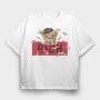 Rich Bear Money, Tricou Oversize Barbati (Unisex)