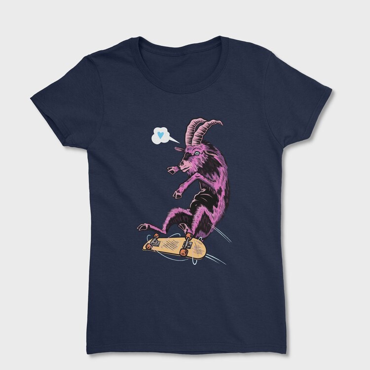 Skate Goat Love, Tricou Femei
