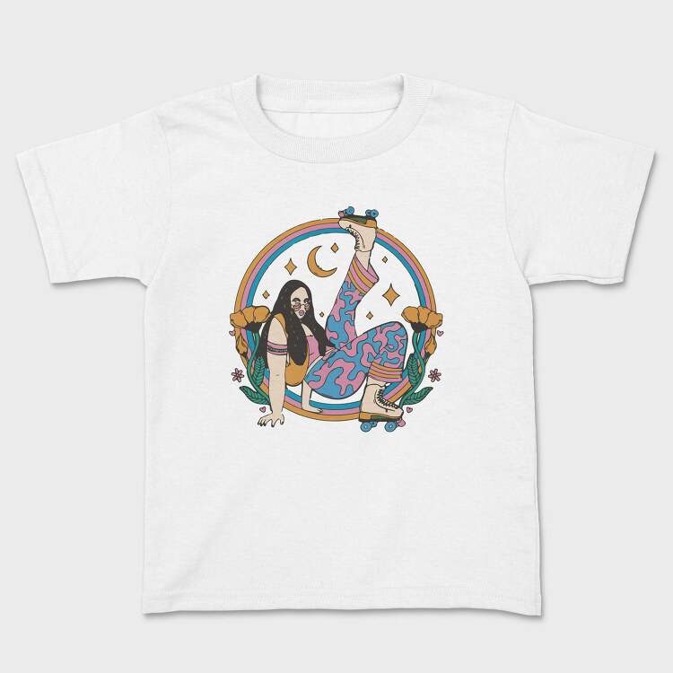 Skate Moon Goddess, Tricou Copii