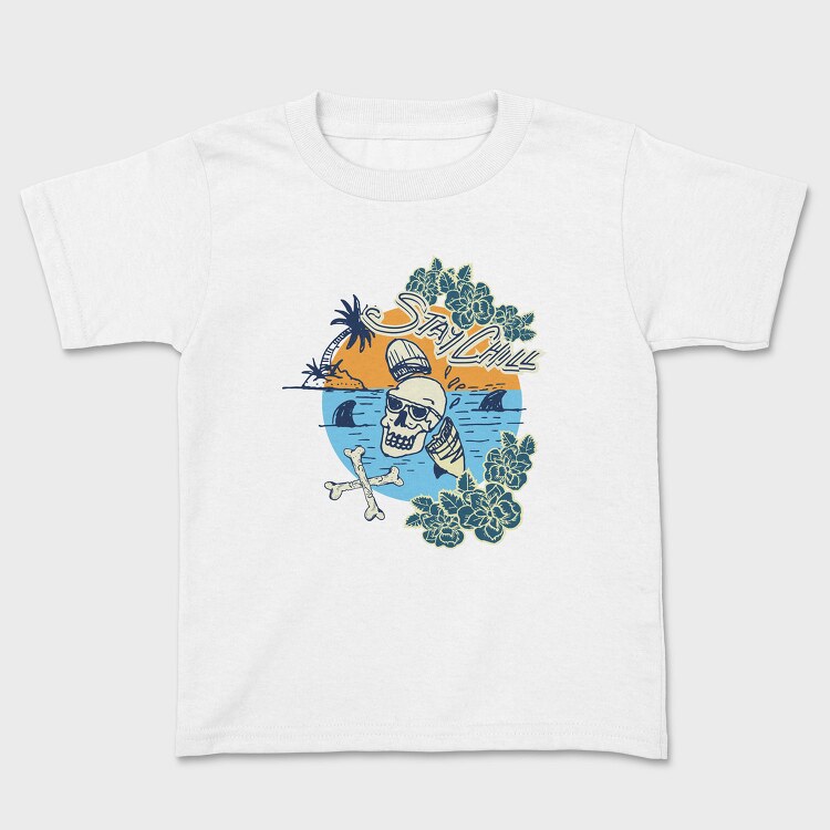 Skull Beach Vibes, Tricou Copii