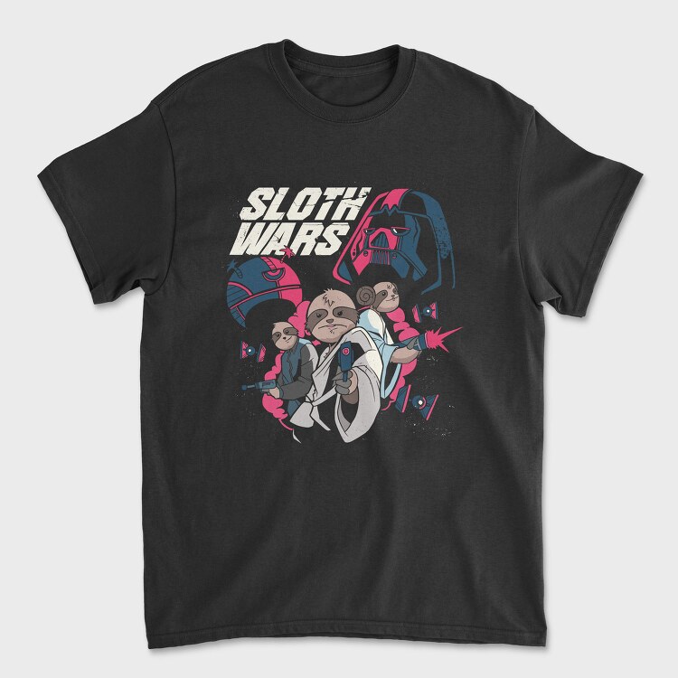 Sloth Wars Rebels, Tricou Barbati (Unisex)