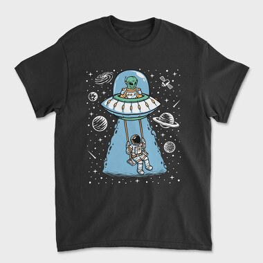 Space Alien Swing, Tricou Barbati (Unisex)