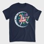 Space Flamingo Astronaut, Tricou Barbati (Unisex)