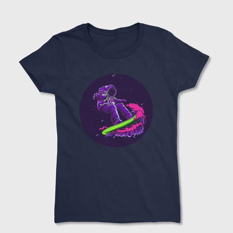 Space Surf Astronaut, Tricou Femei